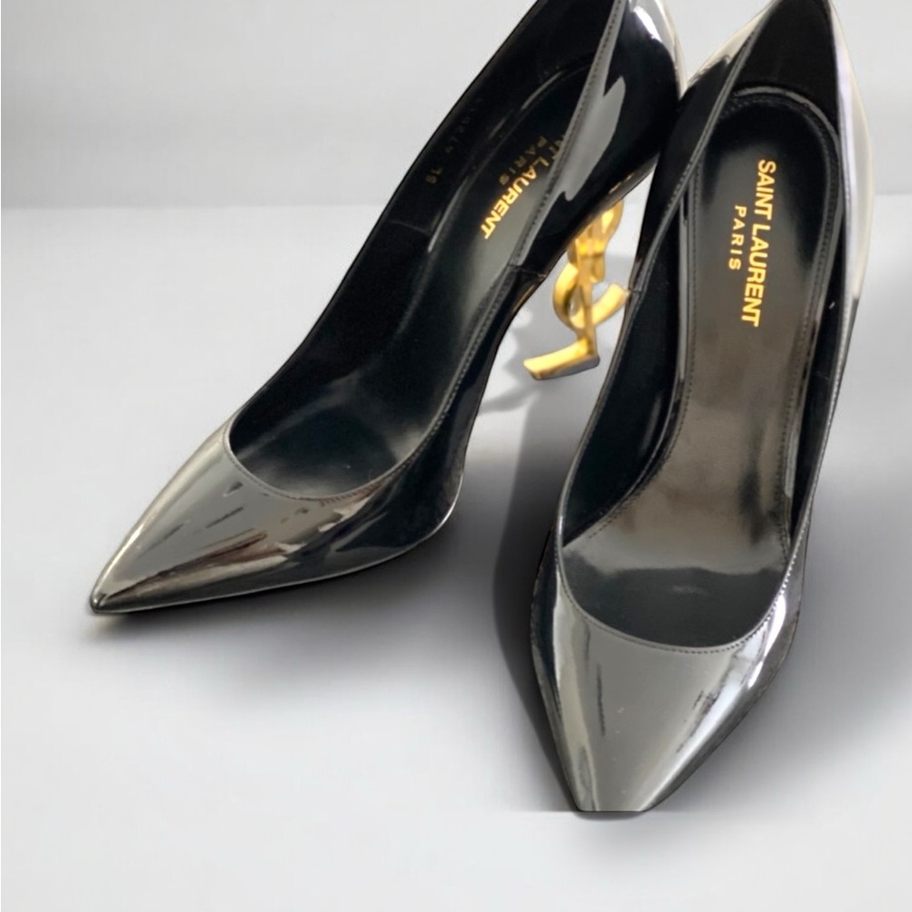 Saint Laurent Opyum Patent Leather Heels – Size 40 (US 10) – NIB - Picture 5 of 7